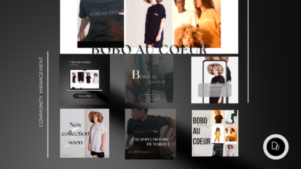 Image portfolio Bobo au coeur par DesignPro Agency